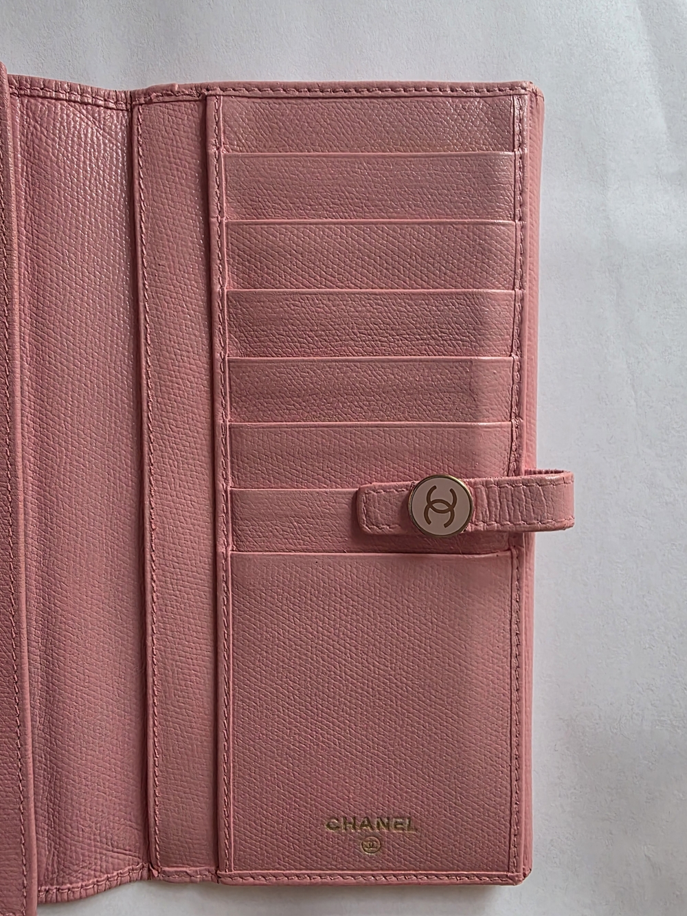 Authentic CHANEL checkbook Wallet